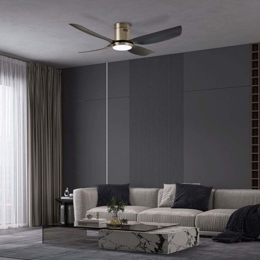 Immax NEO 07282L - LED+CCT dimmerabile ventilatore da soffitto PURE LED/24W/230V 3000/4000/6000K Wi-Fi Tuya + telecomando