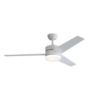 Immax NEO 07284L - Ventilatore da soffitto dimmerabile LED+CCT VARIABLE LED/24W/230V 3000/4000/6000K Wi-Fi Tuya, diametro 132 cm + telecomando