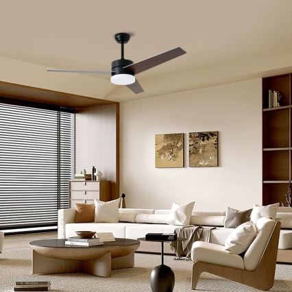 Immax NEO 07285L - ventilatore da soffitto dimmerabile LED+CCT VARIABLE LED/24W/230V 3000/4000/6000K Wi-Fi Tuya + telecomando