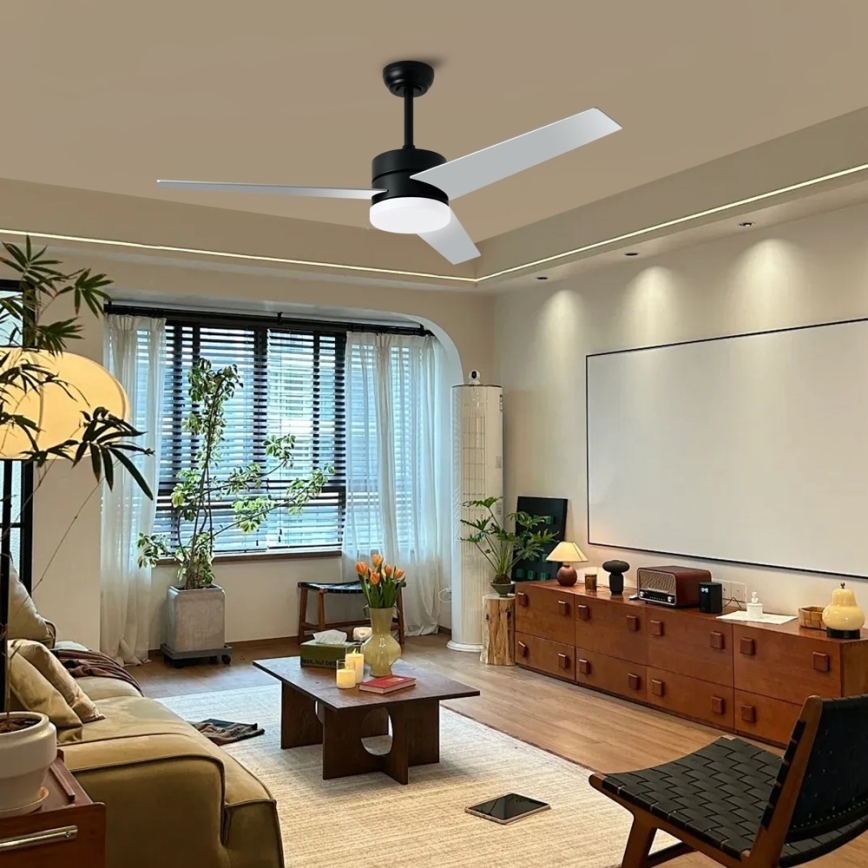 Immax NEO 07285L - ventilatore da soffitto dimmerabile LED+CCT VARIABLE LED/24W/230V 3000/4000/6000K Wi-Fi Tuya + telecomando
