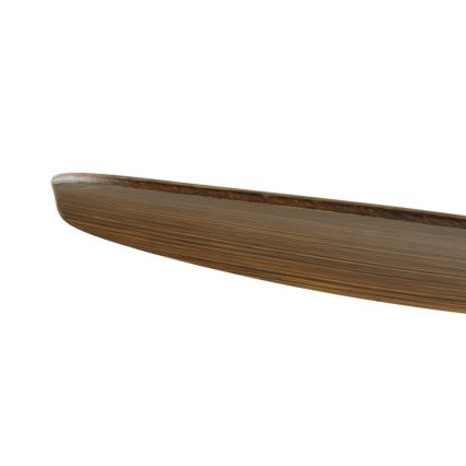 Immax NEO 07286L - Ventilatore a soffitto LED WAVE LED/18W/230V Wi-Fi Tuya marrone Ø 132 cm + telecomando