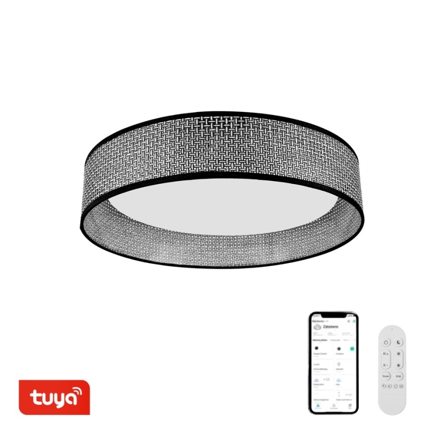 Immax NEO 07287L - Plafoniera dimmerabile LED+CCT LONA LED/36W/230V 3000-6000K Wi-Fi Tuya Ø 45,5 cm + telecomando