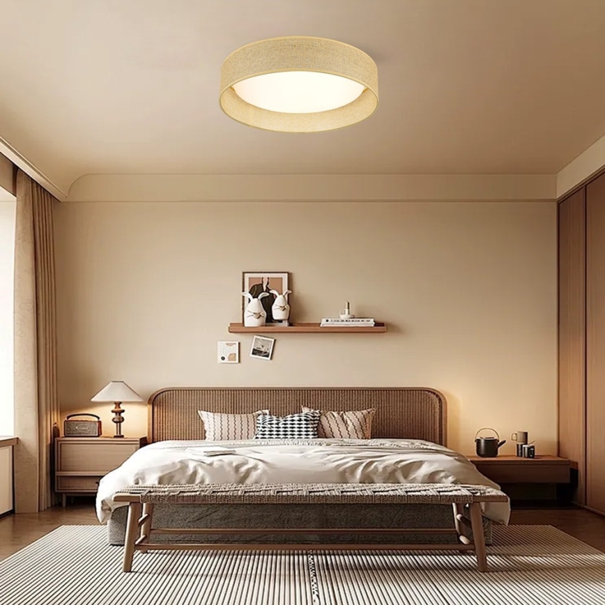Immax NEO 07289L - Plafoniera dimmerabile a LED CCT LONA LED/36W/230V 3000-6000K Wi-Fi Tuya Ø 45,5 cm + telecomando
