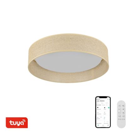Immax NEO 07289L - Plafoniera dimmerabile a LED CCT LONA LED/36W/230V 3000-6000K Wi-Fi Tuya Ø 45,5 cm + telecomando