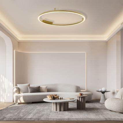 Immax NEO 07290-120G - LED+CCT Plafoniera dimmerabile FINO LED/55W/230V 2700-6500K Tuya Ø 120 cm + telecomando