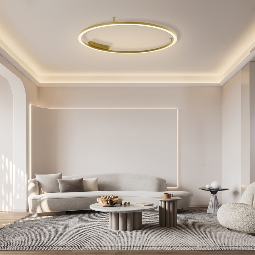 Immax NEO 07290-120G - LED+CCT Plafoniera dimmerabile FINO LED/55W/230V 2700-6500K Tuya Ø 120 cm + telecomando
