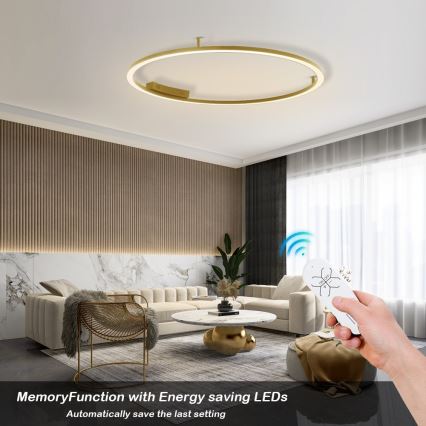 Immax NEO 07290-120G - LED+CCT Plafoniera dimmerabile FINO LED/55W/230V 2700-6500K Tuya Ø 120 cm + telecomando
