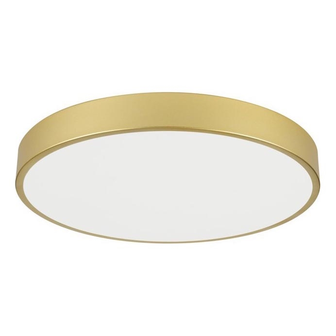 Immax NEO 07293L - Plafoniera dimmerabile a LED NEO LITE SEMPLICI LED/60W/230V, 3000–6000K, Ø 60 cm, Wi‑Fi Tuya, dorata + telecomando