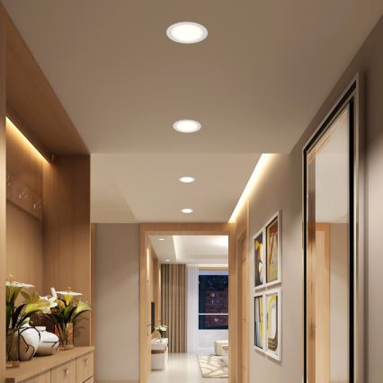 Immax NEO 07294L - Downlight da incasso LED dimmerabile 36W/230V Wi‑Fi Ø 23 cm bianco