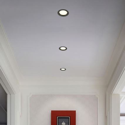 Immax NEO 07294L - Downlight LED da incasso dimmerabile DOWN LED/12W/230V Wi-Fi Ø 12 cm nero