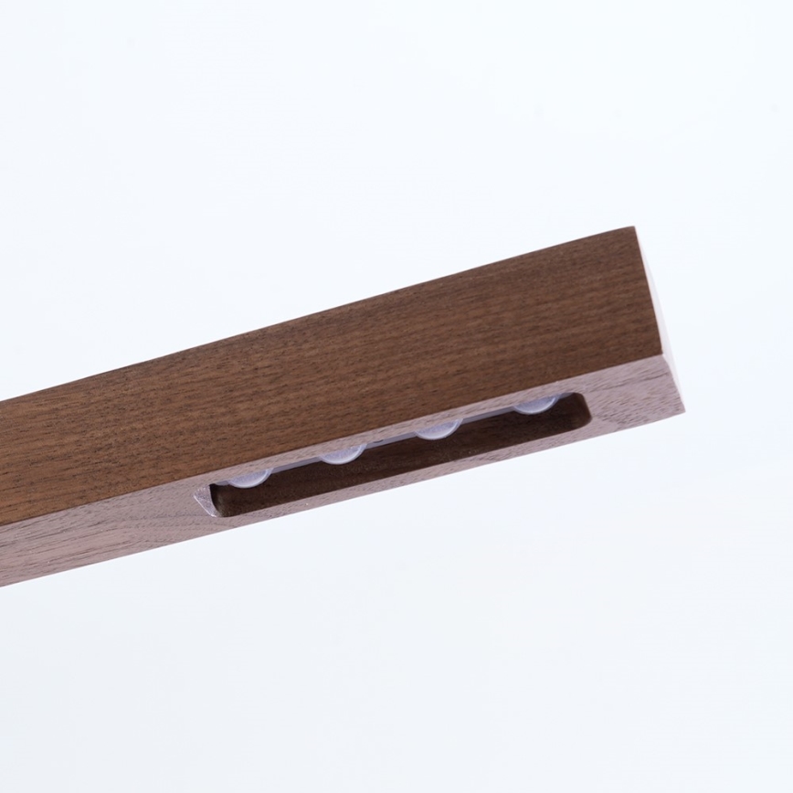 Immax NEO 07309L - Lampadario LED dimmerabile a cavo con sensore MADEIRA LED/37W/230V 157 cm noce