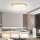 Immax NEO 07312L - Plafoniera LED dimmerabile SEMPLICI LED/128W/230V Ø 100 cm Wi-Fi Tuya dorata + telecomando