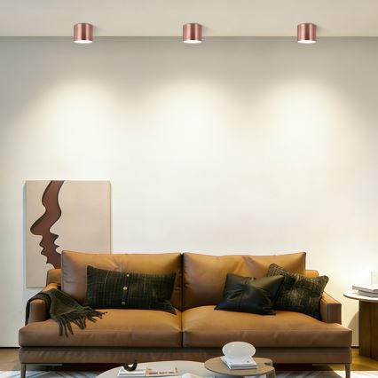 Immax NEO 07319L - Plafoniera LED dimmerabile RONDATE LED/18W/230V diam. 11,5 cm Wi-Fi Tuya oro rosa