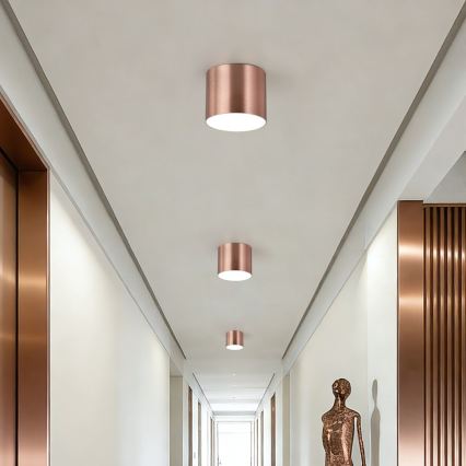 Immax NEO 07319L - Plafoniera LED dimmerabile RONDATE LED/18W/230V Ø 11,5 cm Wi-Fi Tuya oro rosa