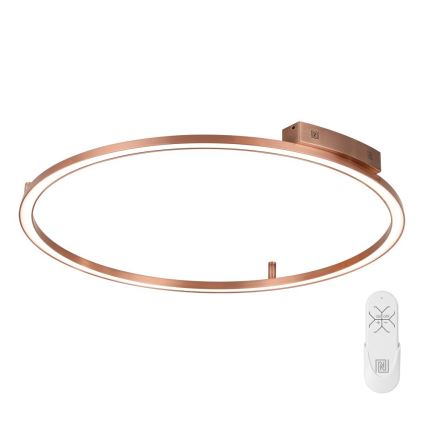 Immax NEO 07325-120C - Plafoniera dimmerabile a LED FINO LED/72W/230V 120 cm Tuya oro rosa + telecomando