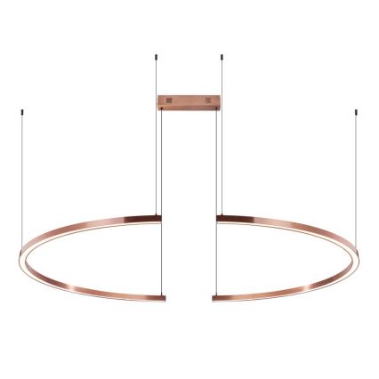 Immax NEO 07328L - Lampadario a sospensione dimmerabile FINO LED/72W/230V 120 cm Tuya oro rosa con telecomando
