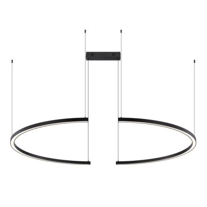Immax NEO 07329L - Lampadario LED dimmerabile su cavo FINO LED/72W/230V 120 cm nero Tuya + telecomando