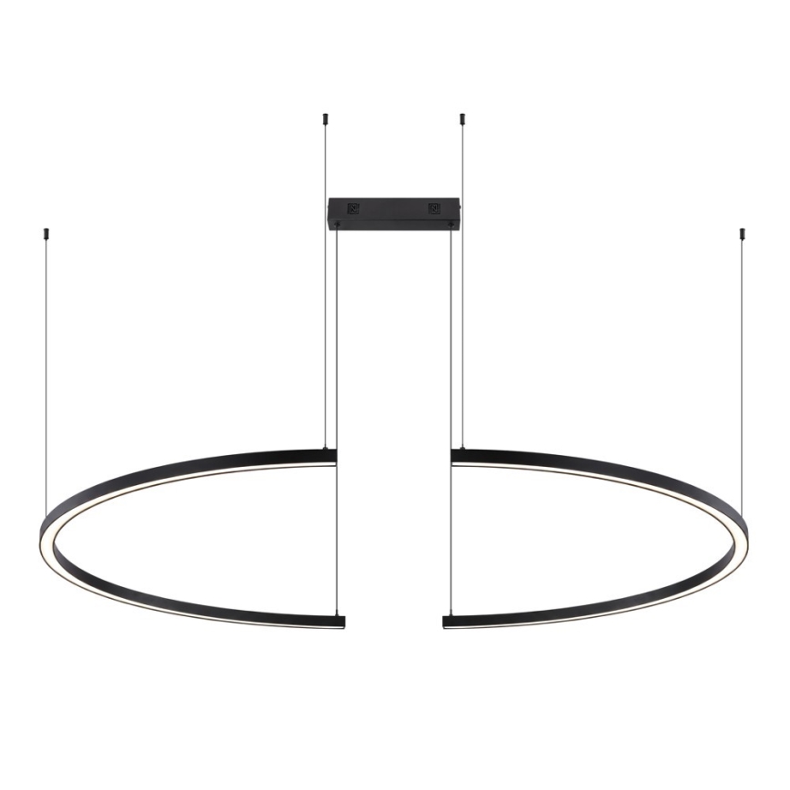 Immax NEO 07329L - Lampada a sospensione dimmerabile con cavo FINO LED/72W/230V 120 cm Tuya nero + telecomando