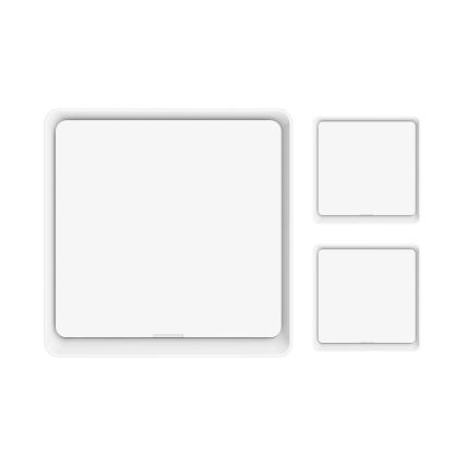 Immax NEO 07506C - SET 3x Interruttore 1-bottone SMART 3xCR2430 Zigbee 3.0 Tuya