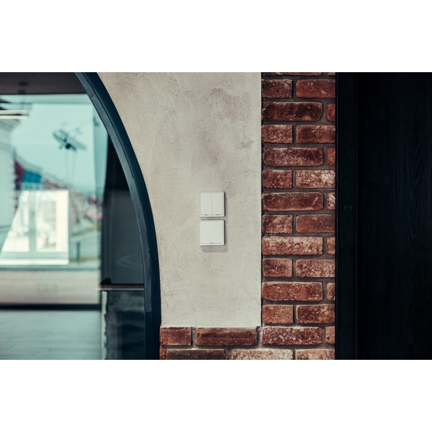 Immax NEO 07506C - SET 3x Interruttore 1-bottone SMART 3xCR2430 Zigbee 3.0 Tuya