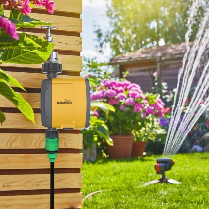 Immax NEO 07508L - Sistema di irrigazione NEO LITE Wi-Fi 4xAA IP54