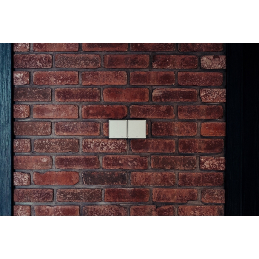 Immax NEO 07513L - Interruttore a 2 pulsanti SMART 230V Wi-Fi Tuya