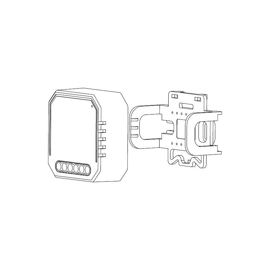 Immax NEO 07516L - Controller intelligente NEO LITE V3 2 pulsanti Wi-Fi Tuya