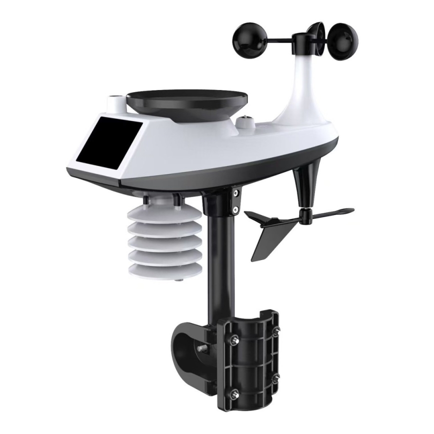 Immax NEO 07528L - Stazione meteorologica professionale 7 in 1 NEO LITE SMART 5V/2xAAA + 3xAA