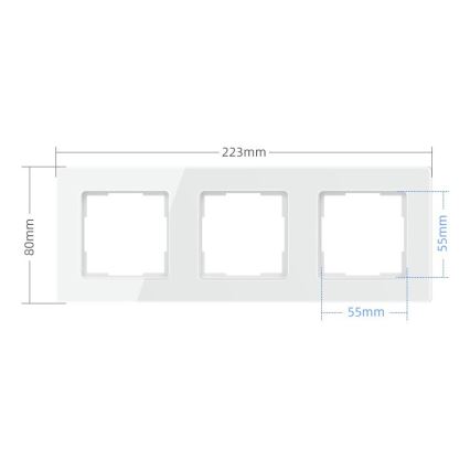 Immax NEO 07542L - Cornice per interruttori, prese e termostati 3Z
