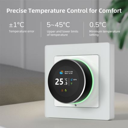 Immax NEO 07555L - Termostato SMART per riscaldamento elettrico a pavimento 230V/16A