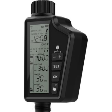Immax NEO 07556L - Valvola per irrigazione 4xAA IP65 Wi-Fi Tuya