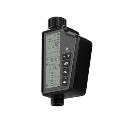 Immax NEO 07556L - Valvola per irrigazione 4xAA IP65 Wi-Fi Tuya