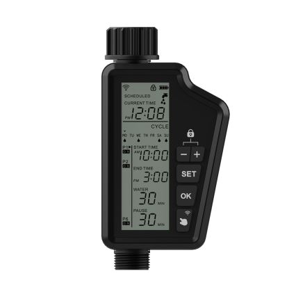 Immax NEO 07556L - Valvola per irrigazione 4xAA IP65 Wi-Fi Tuya