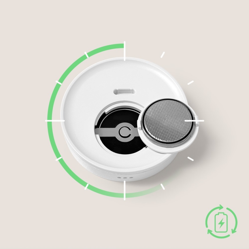 Immax NEO 07557L - Sensore intelligente di temperatura e umidità 1xCR2430 Tuya
