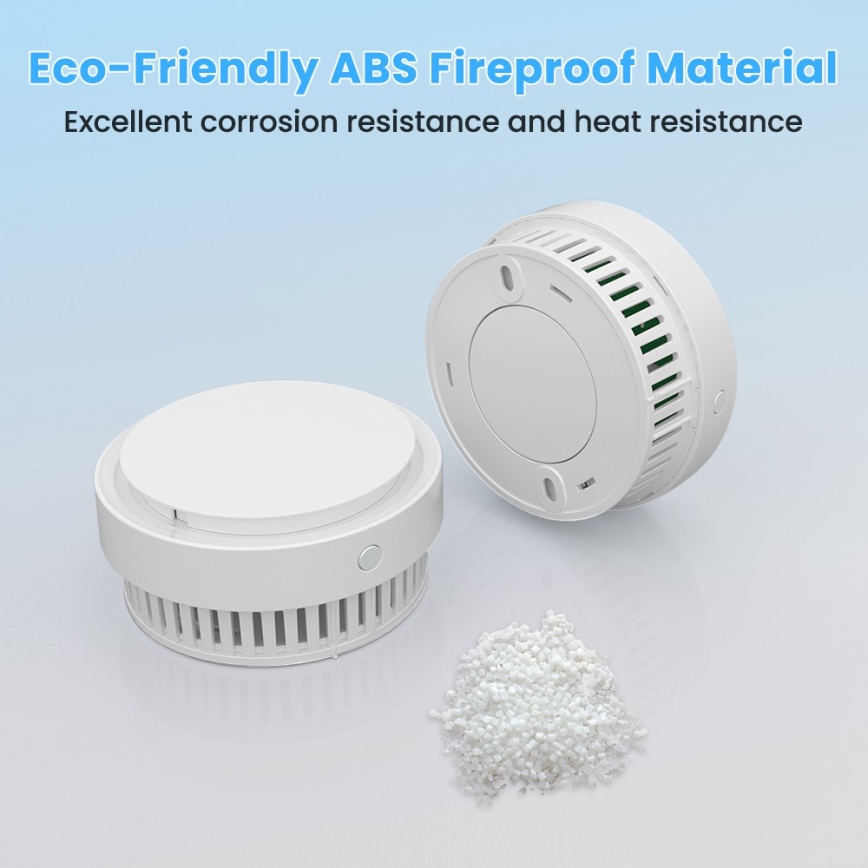 Immax NEO 07558L - Rilevatore di fumo 1xCR123A Tuya