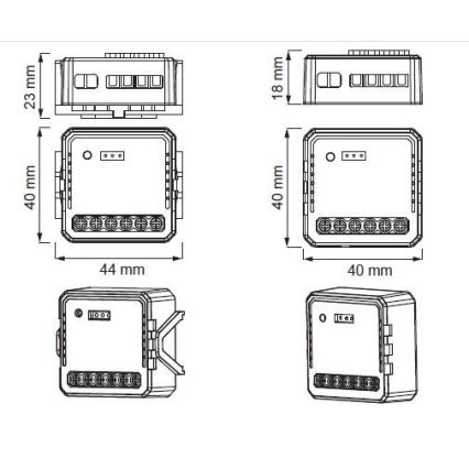 Immax NEO 07571L - Smart telecomando NEO LITE V7 2 bottoni Wi-Fi Tuya