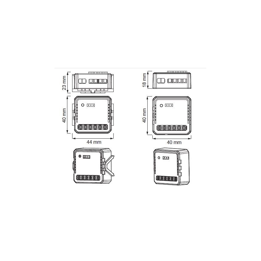 Immax NEO 07571L - Smart telecomando NEO LITE V7 2 bottoni Wi-Fi Tuya