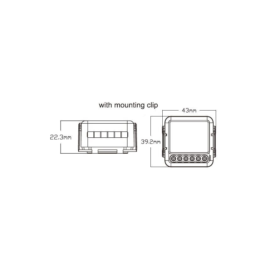Immax NEO 07572L - Smart telecomando NEO LITE V8 2 bottoni Tuya