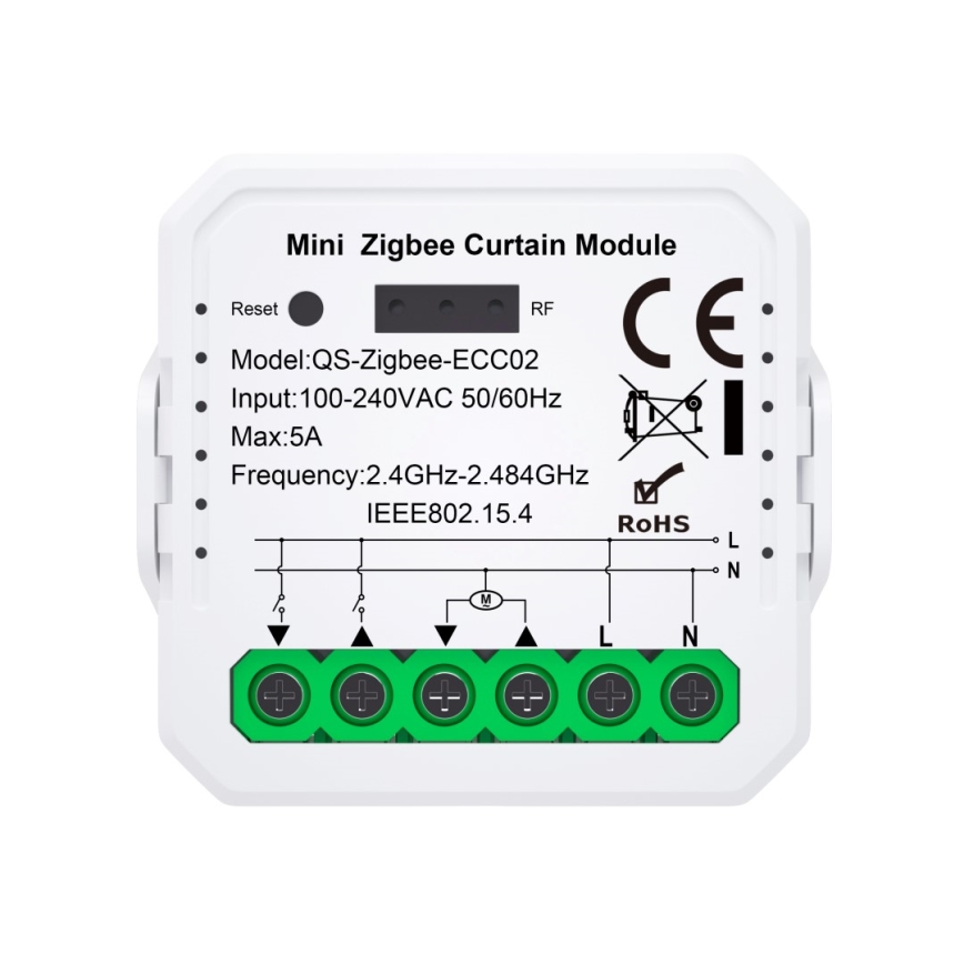 Immax Neo 07580L - Telecomando intelligente per il controllo di tende e tapparelle Tuya