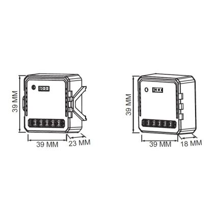 Immax Neo 07580L - Telecomando intelligente per il controllo di tende e tapparelle Tuya