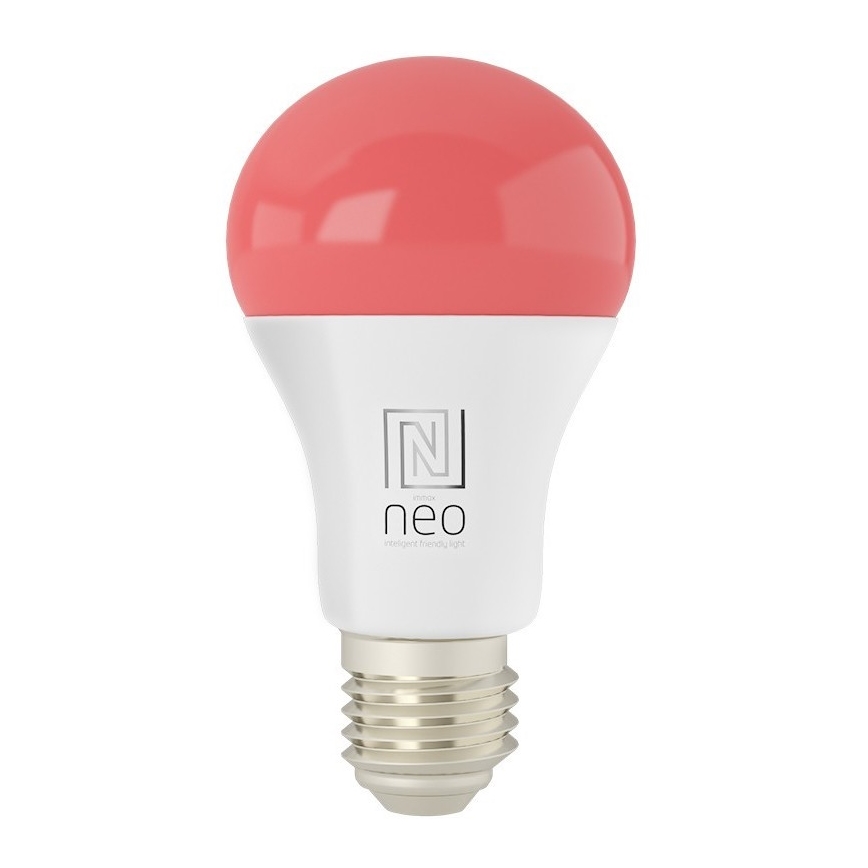 Immax NEO 07712CDO - SET 3x LED RGB+CCT Lampadina dimmerabile E27/9W/230V Wi-Fi Tuya + telecomando