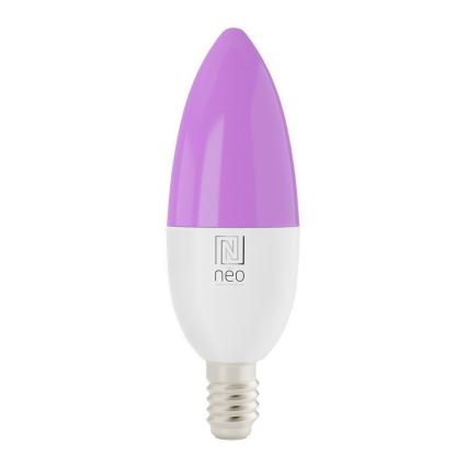 Immax NEO 07716L - LED RGB+CCT Lampadina dimmerabile E14/5,5W/230V 2700K Wi-Fi Tuya