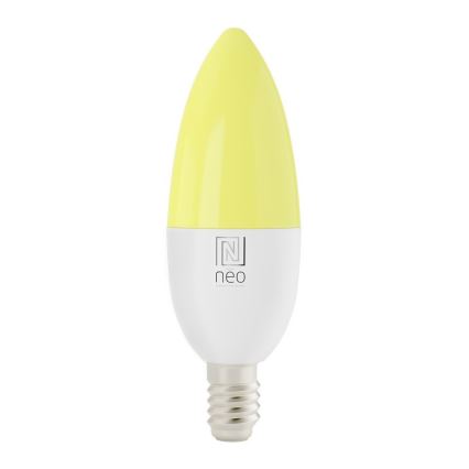 Immax NEO 07716L - LED RGB+CCT Lampadina dimmerabile E14/5,5W/230V 2700K Wi-Fi Tuya