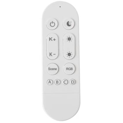 Immax NEO 07724CDO - Confezione da 3 lampadine LED RGB+CCT dimmerabili GU10/4,8W/230V 2700-6500K Wi-Fi Tuya + telecomando