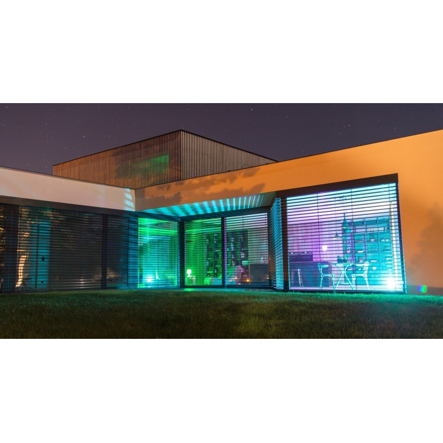 Immax NEO 07724CDO - SET 3x LED RGB+CCT Lampadina dimmerabile GU10/6W/230V 2700-6500K Wi-Fi Tuya + telecomando