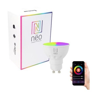 Immax NEO 07724L - Lampadina LED RGB+CCT dimmerabile GU10/5,5W/230V Wi-Fi