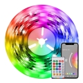 Immax NEO 07726L - Striscia LED RGB+CCT dimmerabile NEO LITE LED/24W/230V 5 m IP65 MUSIC Wi-Fi Tuya + telecomando