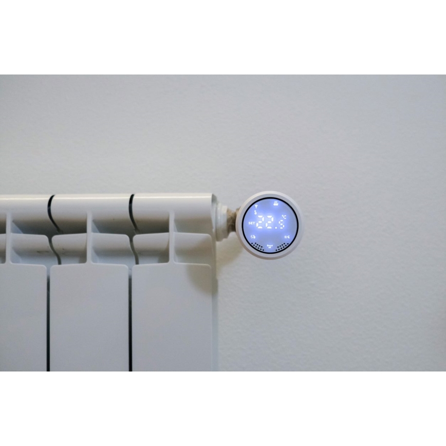 Immax NEO 07732A - SET 3x Testine termostatiche 2xAA/3V Tuya
