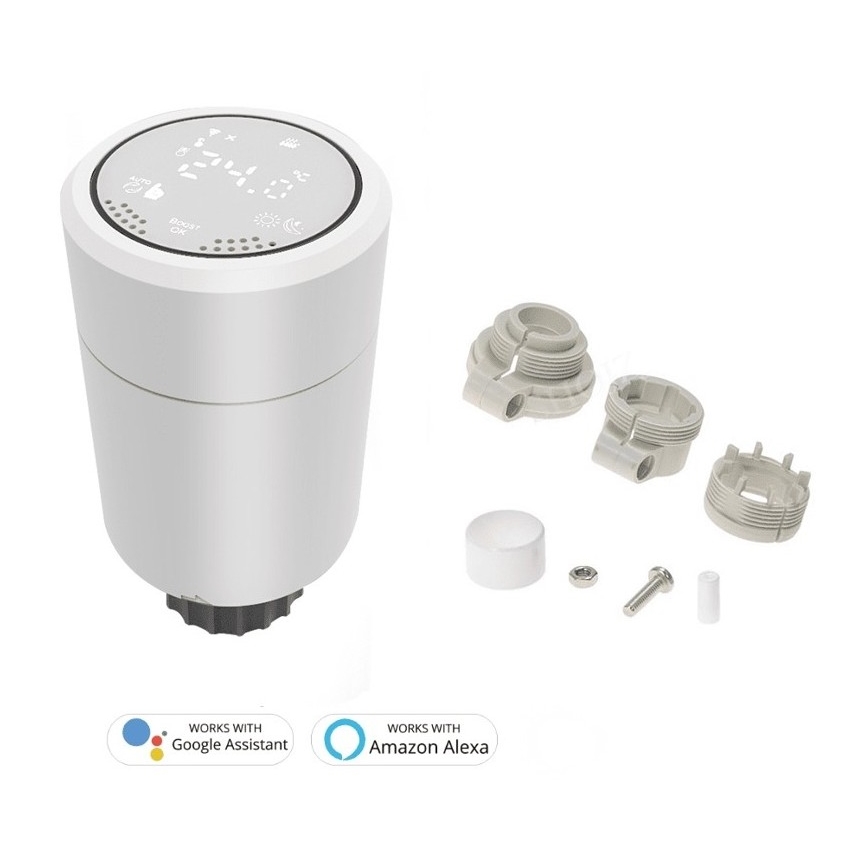 Immax NEO 07732A - SET 3x Testine termostatiche 2xAA/3V Tuya