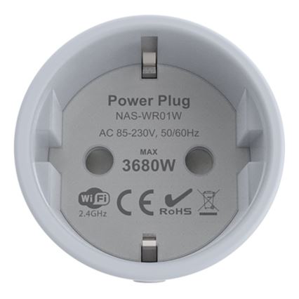 Immax NEO 07737L - Presa intelligente NEO LITE 3680W/230V/16A Wi-Fi Tuya SCHUKO
